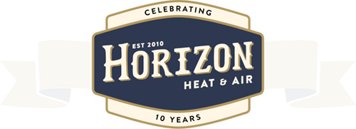 Horizon Heating & Air 10 years logo